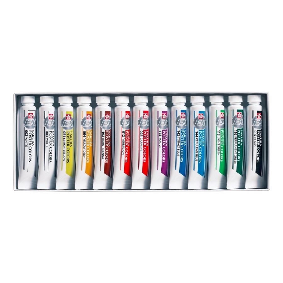 サクラクレパス ポスターカラーEX 12色 PEW13 | サクラクレパス | 01