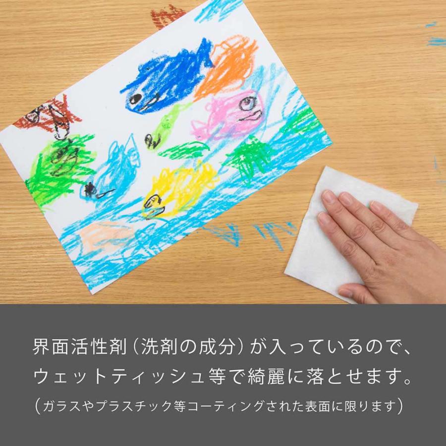 ＜ぺんてる＞ 水でおとせるふとくれよん12色 GWM1-12 | ぺんてる | 02