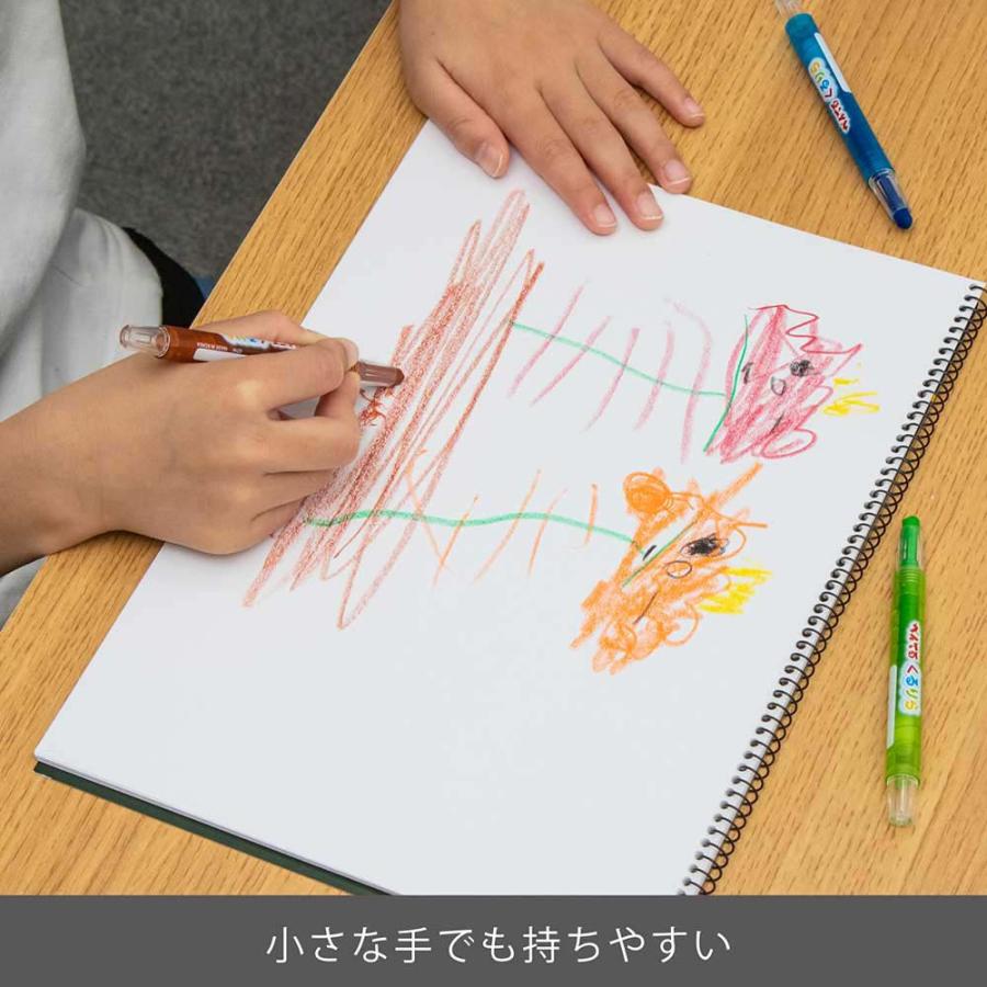 ＜ぺんてる＞ くるりら ８色セット 色鉛筆 GTW-8 | ぺんてる | 09