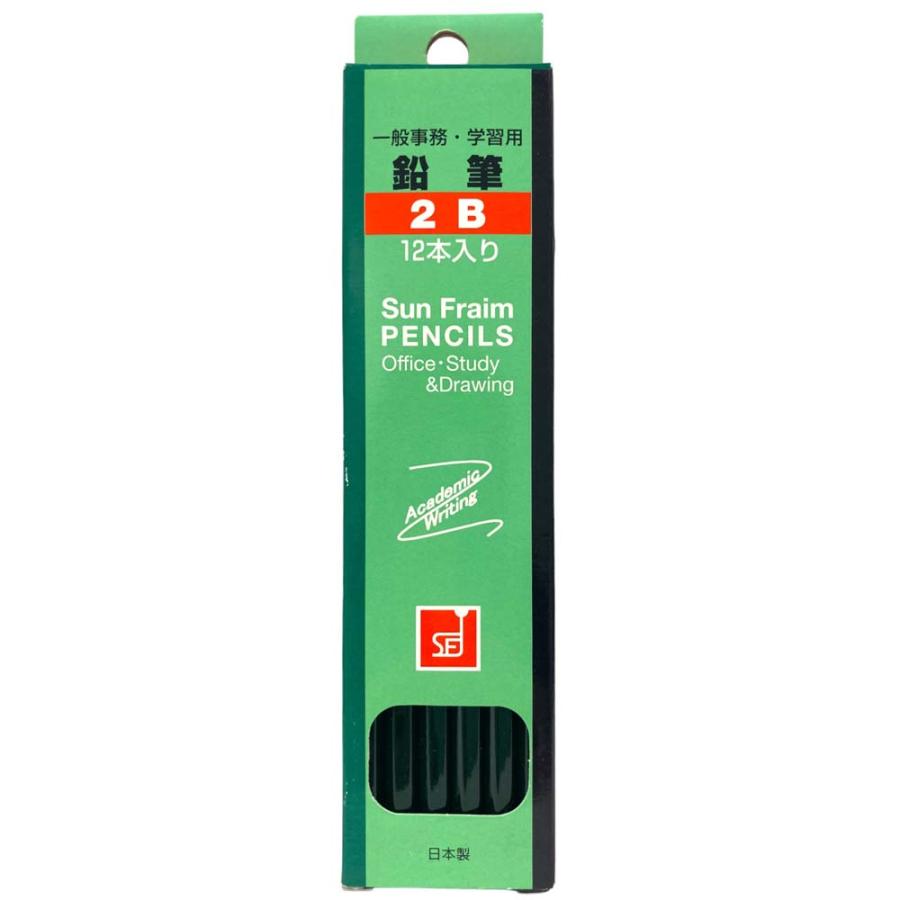 サンフレイムジャパン　ダース鉛筆（2B）１２本　ヘッダー付　380-0132 3800132 | 