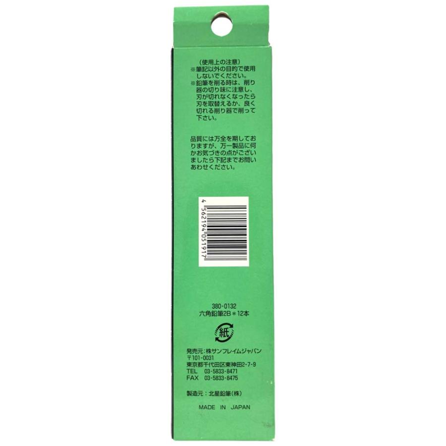 サンフレイムジャパン　ダース鉛筆（2B）１２本　ヘッダー付　380-0132 3800132 |  | 01