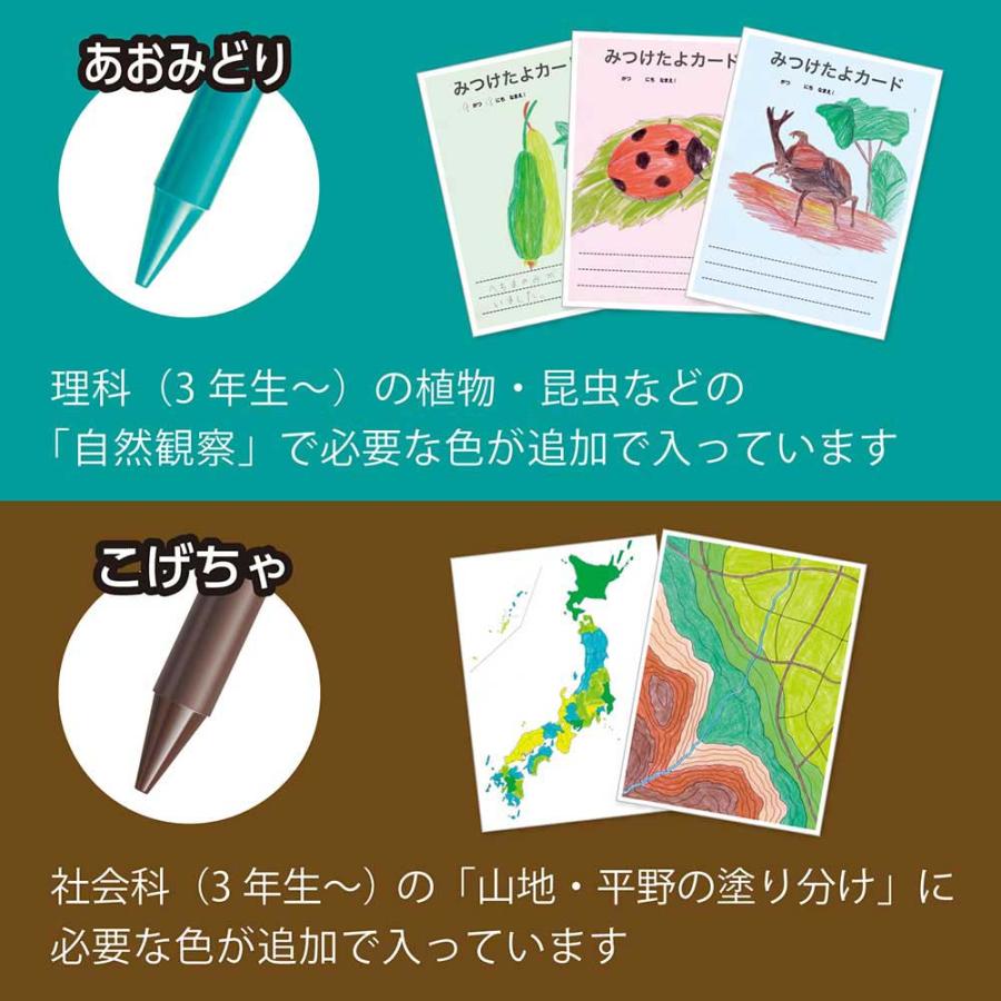 ペンテル 小学校色えんぴつ 12色 + ３色 GCG1-12P3 | ブランド登録なし | 04