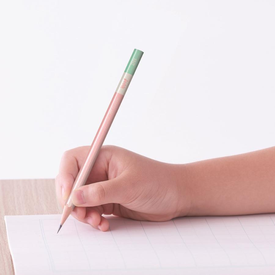 トンボ鉛筆 Tombow かきかた鉛筆 2B 6本+消しゴムセット ピンク PPB-711B ippo! イッポ MONO モノ 消しゴム 学校 勉強 | ippo！ | 01