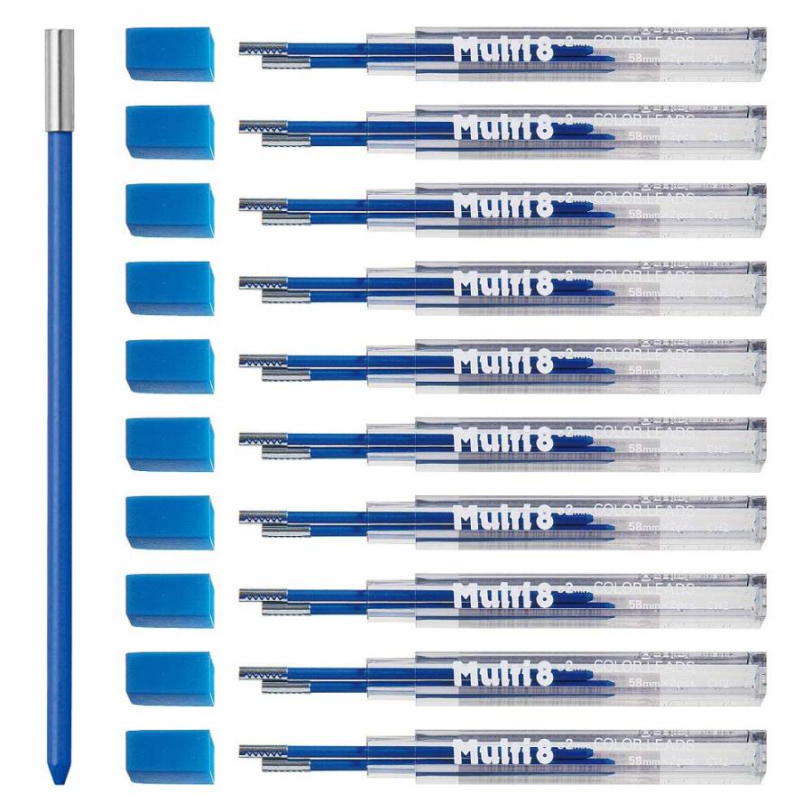 ぺんてる pentel マルチ8用 カラー芯 青 CH2-C | マルチ8 | 07