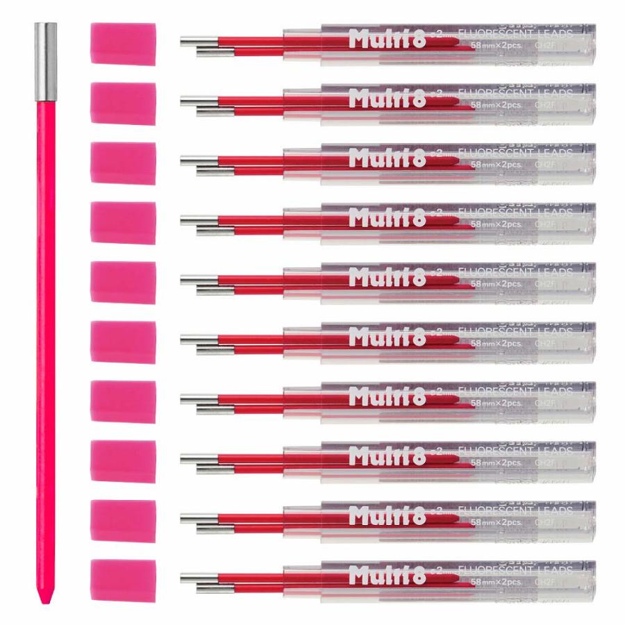 ぺんてる pentel マルチ8用 カラー芯 蛍光ピンク CH2F-P | マルチ8 | 07