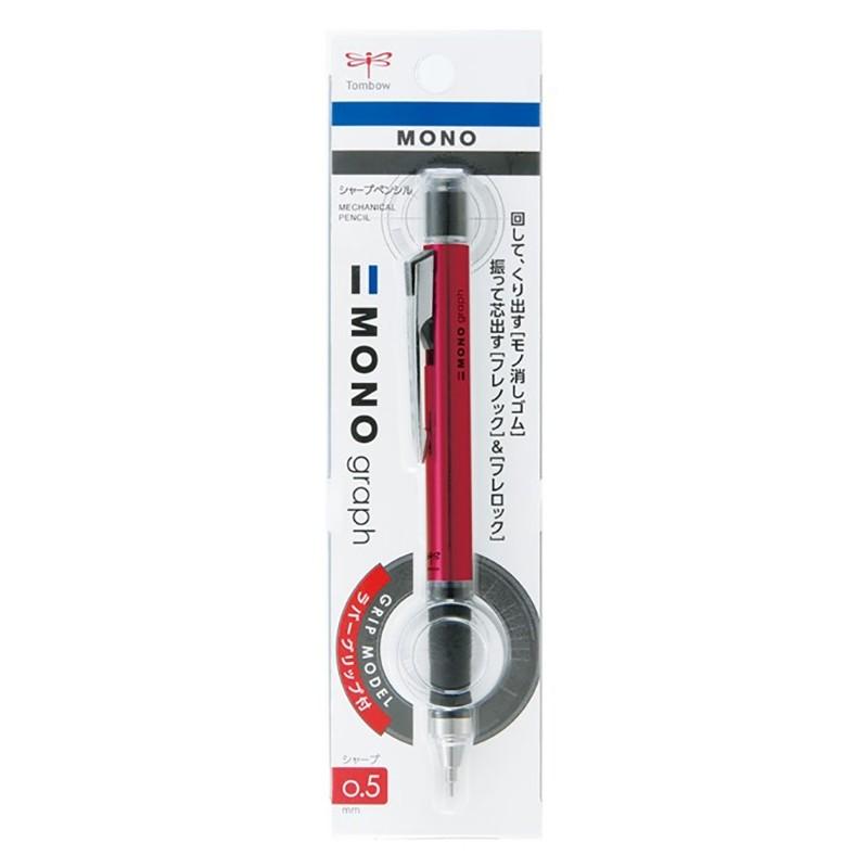 トンボ鉛筆  シャープペンシル モノグラフグリップ 0.5mm　シャインピンク　DPA-141E | MONO