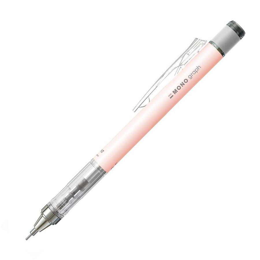 トンボ鉛筆 Tombow シャープペン モノグラフ 消しゴム付 コーラルピンク PPA-242D 0.5mm | MONO | 02