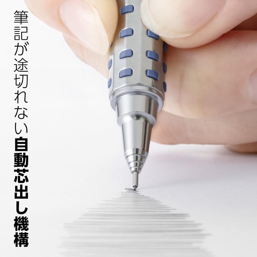 ぺんてる Pentel シャープペンシル 限定 orenz AT オレンズ エーティー デュアルグリップタイプ 0.5mm セレストブルー軸 XPP2005-LMS | オレンズ | 01