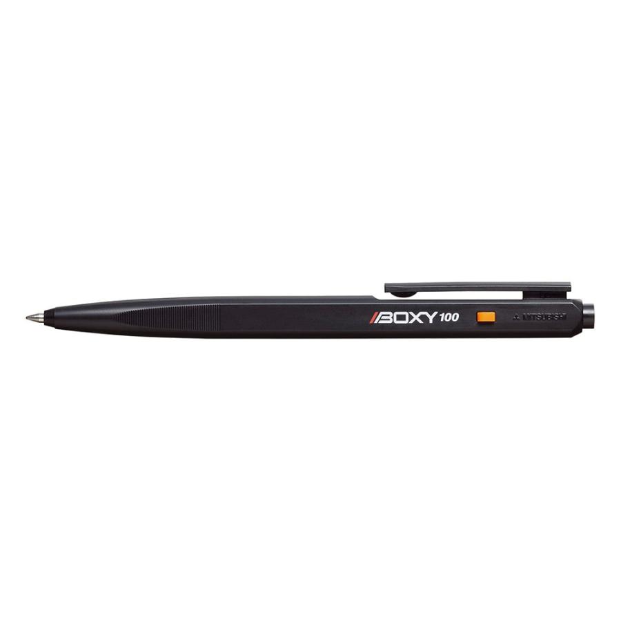 ＜三菱鉛筆＞ 油性ボールペン　BOXY-100　黒　BX-100.24｜econvecoco
