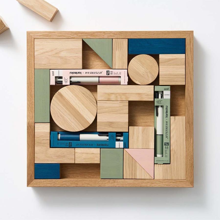 三菱鉛筆 uni ジェットストリーム 4&1 karimoku 限定カラー インディゴブルー MSXE5KF05.CGB 油性ボールペン | ジェットストリーム | 01