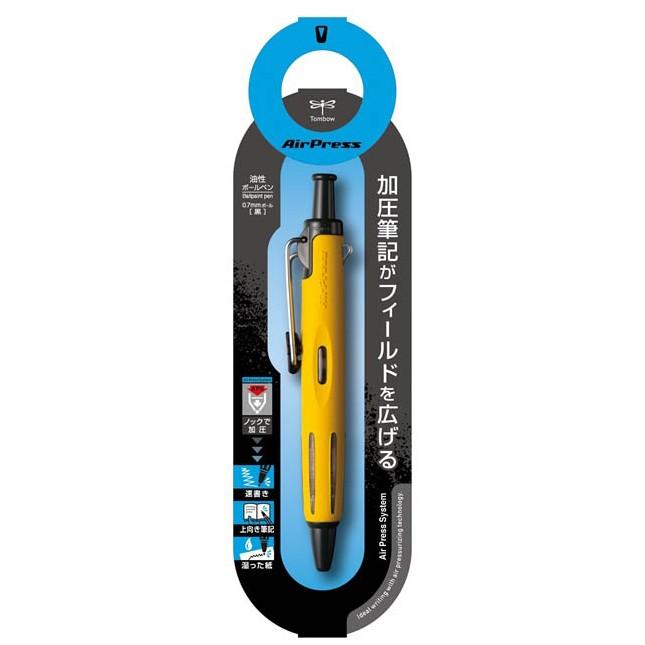 トンボ鉛筆　加圧式ボールペンエアプレス５２イエロー　BC-AP52 | MONO