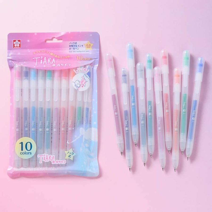 サクラクレパス SAKURA ボールサイン ティアラノック １０色セット GBRA208TZ-10 | ボールサイン | 02