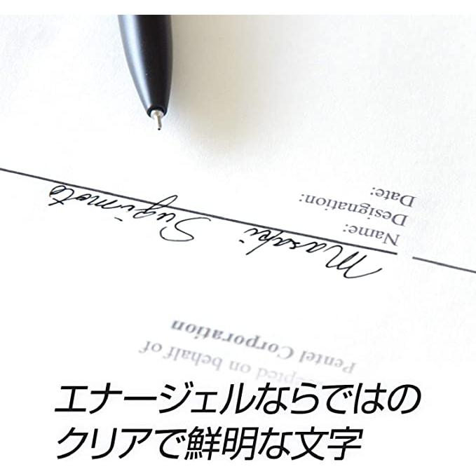 ぺんてる ゲルインキボールペン エナージェルフィログラフィ BLN2005S 0.5　ターコイズブルー軸 筆記具 高級筆記具 Pentel | エナージェル | 02