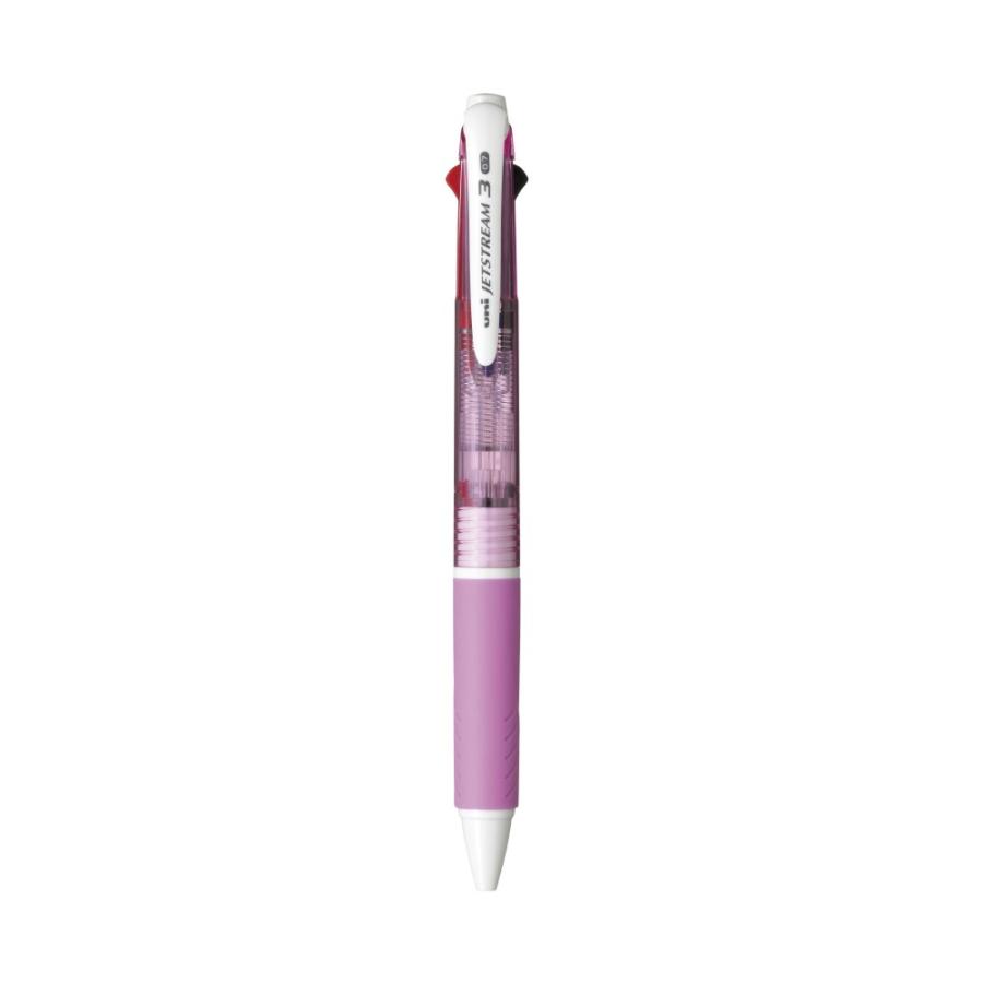 ＜三菱鉛筆＞ ジェットストリームボールペン 細字0.7mm 3色　ピンク　SXE340007.13 | 三菱鉛筆