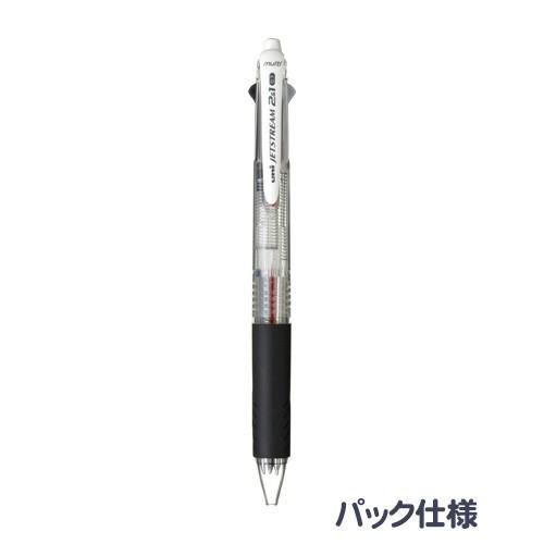 ＜三菱鉛筆＞ ジェットストリーム 2＆1　多機能ペン　0.7mm　透明パック品　MSXE3-500-071PT | 三菱鉛筆