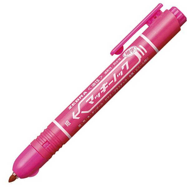 ゼブラ　油性マーカー　マッキーノック　細字　ピンク　P-YYSS6-P | ZEBRA