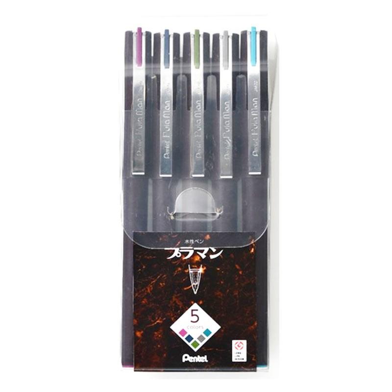 プラマン 水性ペン 5色セット Jm Lt 5m ぺんてる イーコンビyahoo 店 通販 Yahoo ショッピング