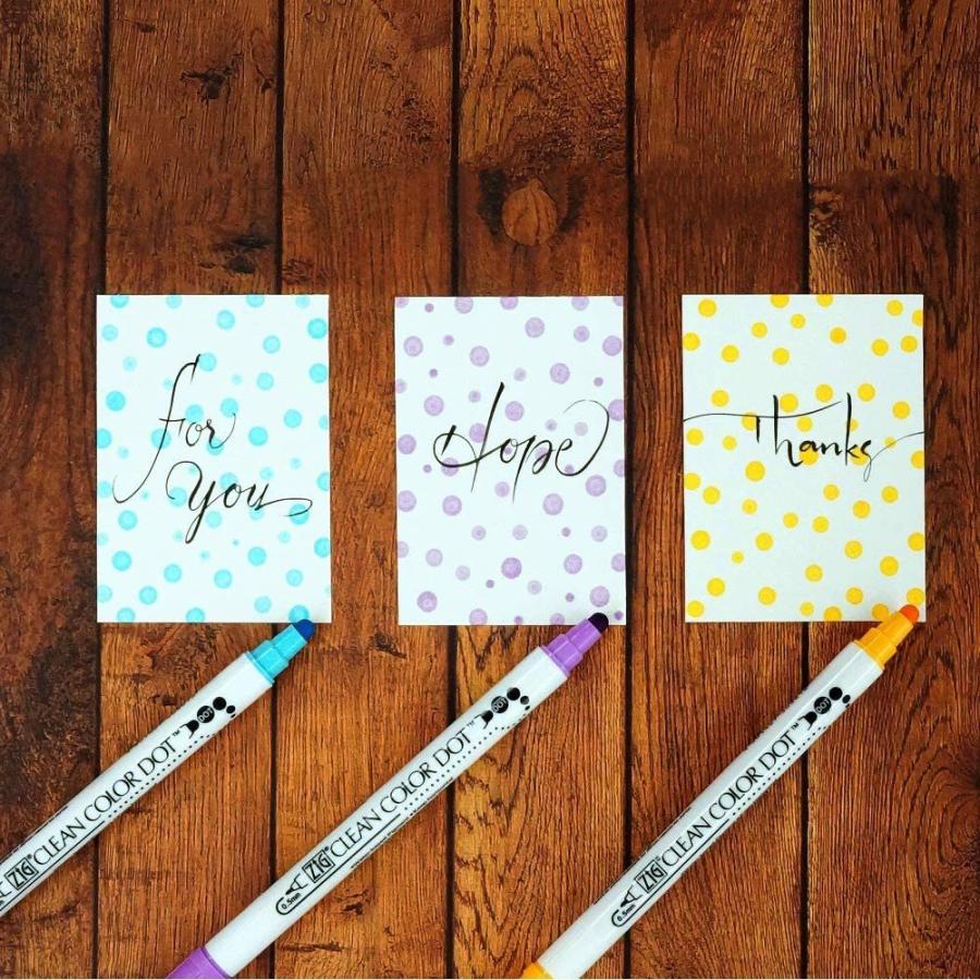 呉竹 ZIG クリーンカラードット 12色セット マーカー カラーペン | 呉竹 | 02