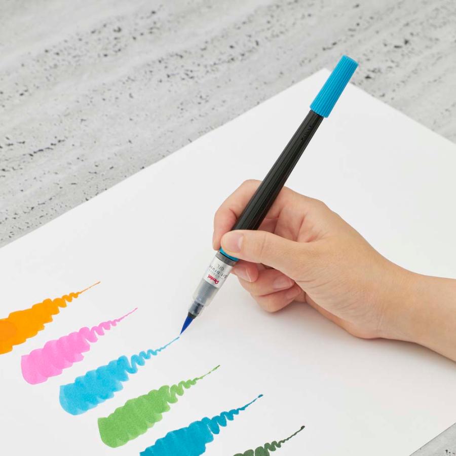 ぺんてる アートブラッシュ　スカイブルー　カラー筆ペン　XGFL-110 |  | 02