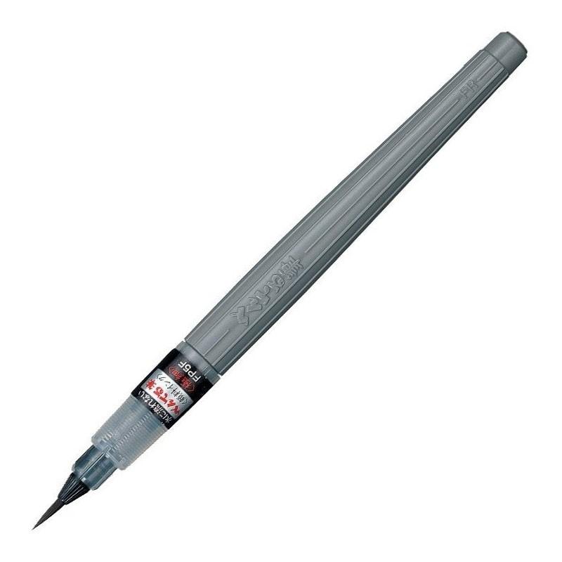 ぺんてる Pentel 筆ペン 顔料 極細 XFP5F 毛筆 習字 書道 水墨画 筆記用具 年賀状 | ぺんてる