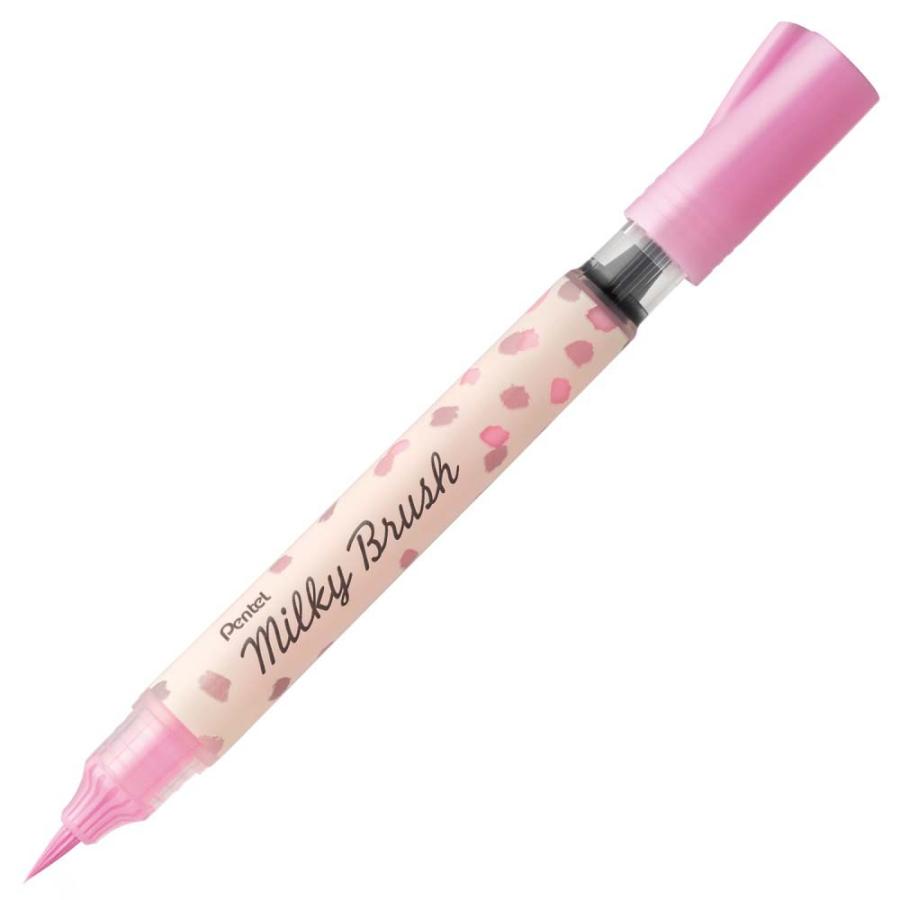 ぺんてる pentel ミルキーブラッシュ Milky Brush パステルピンク XGFH-PP | ぺんてる