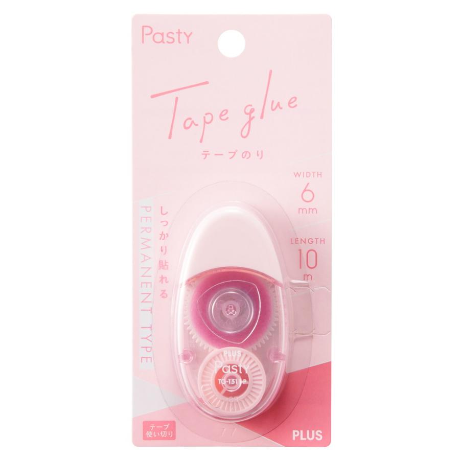 プラス PLUS Pasty テープのり 使い切りタイプ ピンク TG-1511-P 54-454 | PLUS | 07