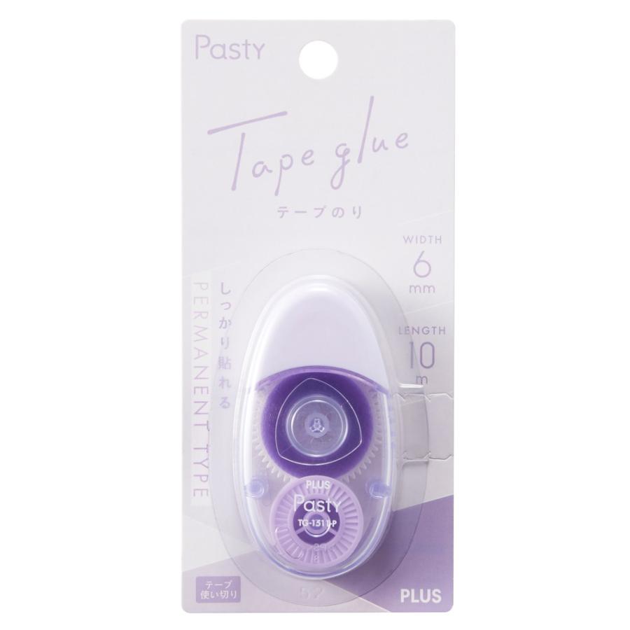プラス PLUS Pasty テープのり 使い切りタイプ パープル TG-1511-P 54-455 | PLUS | 07