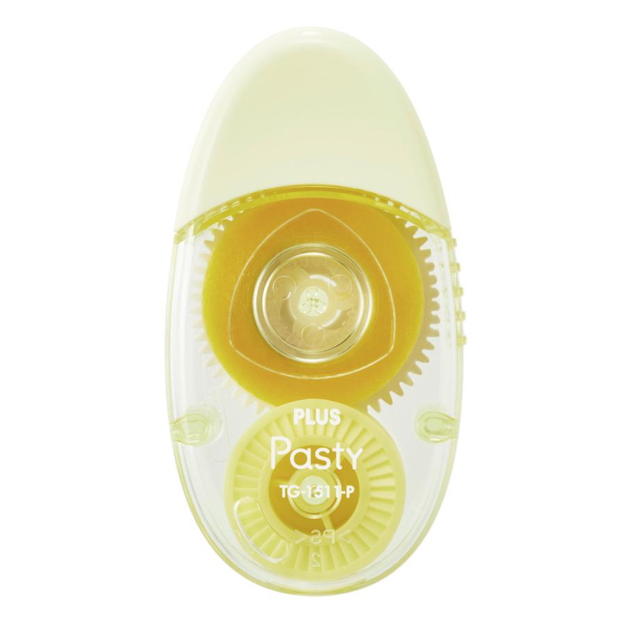 プラス PLUS Pasty テープのり 使い切りタイプ イエロー TG-1511-P 54-458 | PLUS