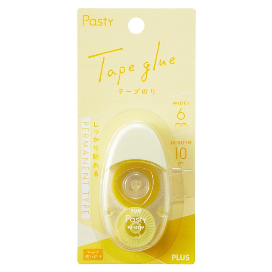 プラス PLUS Pasty テープのり 使い切りタイプ イエロー TG-1511-P 54-458 | PLUS | 07