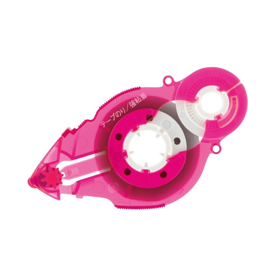 【欠品中：納期未定 入荷次第発送】プラス(PLUS) テープのり リフィル スピンエコ 交換テープ 8.4mm幅 ピンク TG-611BC 37-588 | PLUS