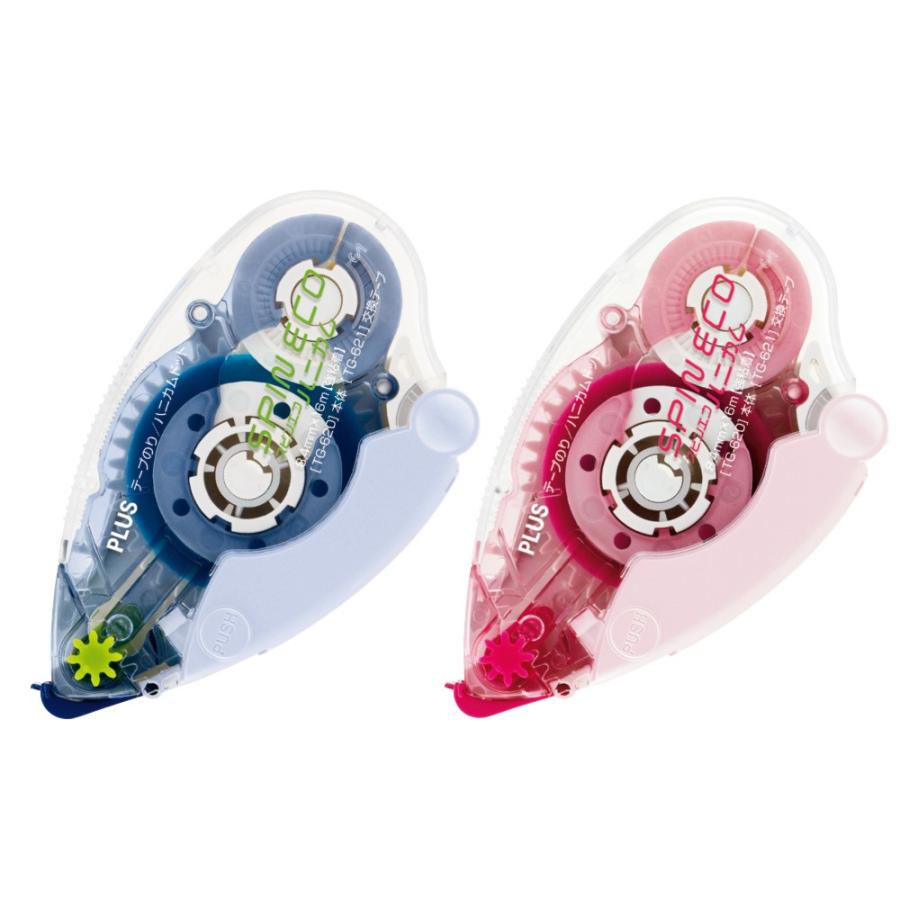 プラス(PLUS) テープのり スピンエコハニカム 本体 8.4mm幅 ブルー TG-620 37-560 | PLUS | 01