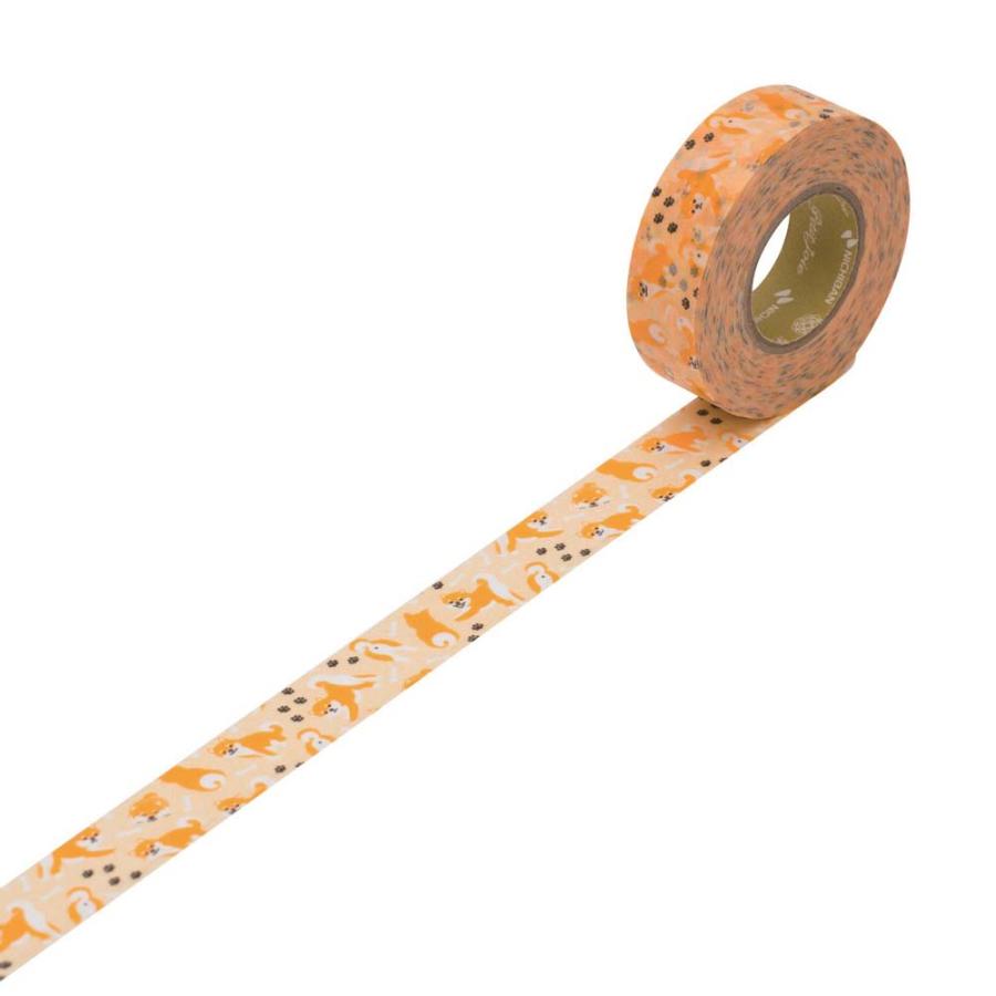 Nichiban ニチバン　マスキングテープ　プチジョア　柴犬 PJMT-15S015 | NICHIBAN | 01