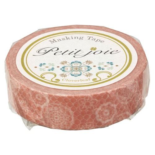 Nichiban ニチバン　マスキングテープ　プチジョア　チュールレースコーラル PJMT-15S001 | NICHIBAN
