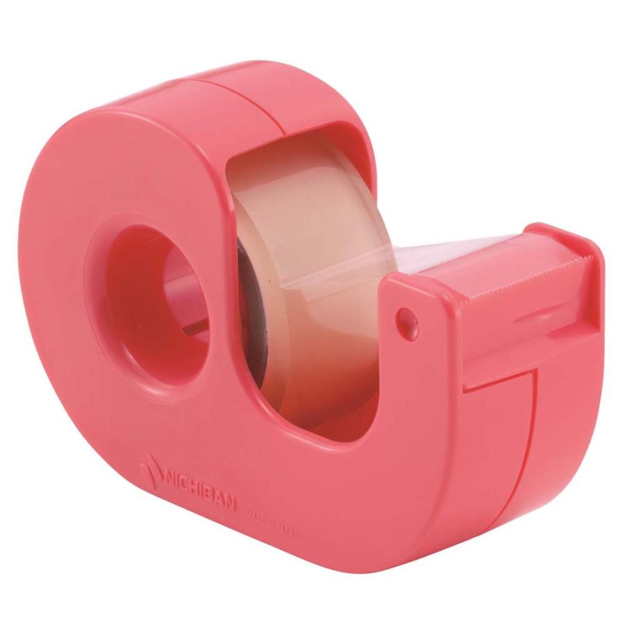 Nichiban ニチバン　セロテープ（R） 小巻カッター付 まっすぐ切れる　赤　CT-18DCR | ブランド登録なし | 01