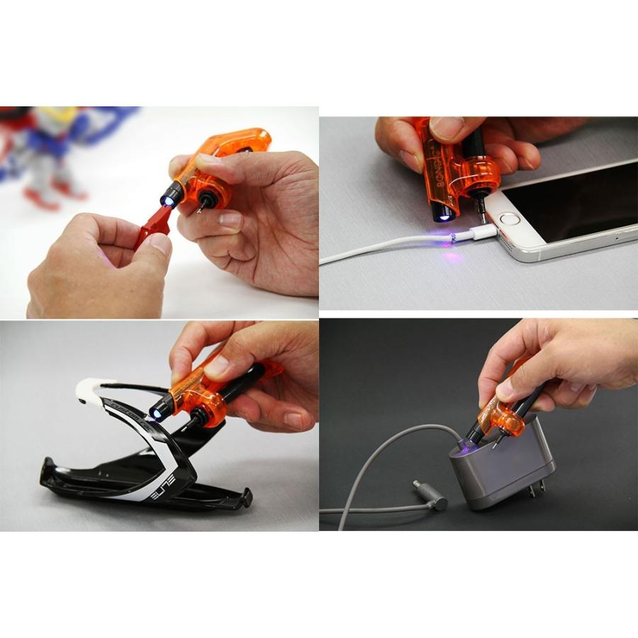 ボンディック エヴォ BONDIC EVO スターターキット BD-SKEJ 液体プラスティック 接着剤 液体溶接 UVレジン 効果プラスチック |  | 02