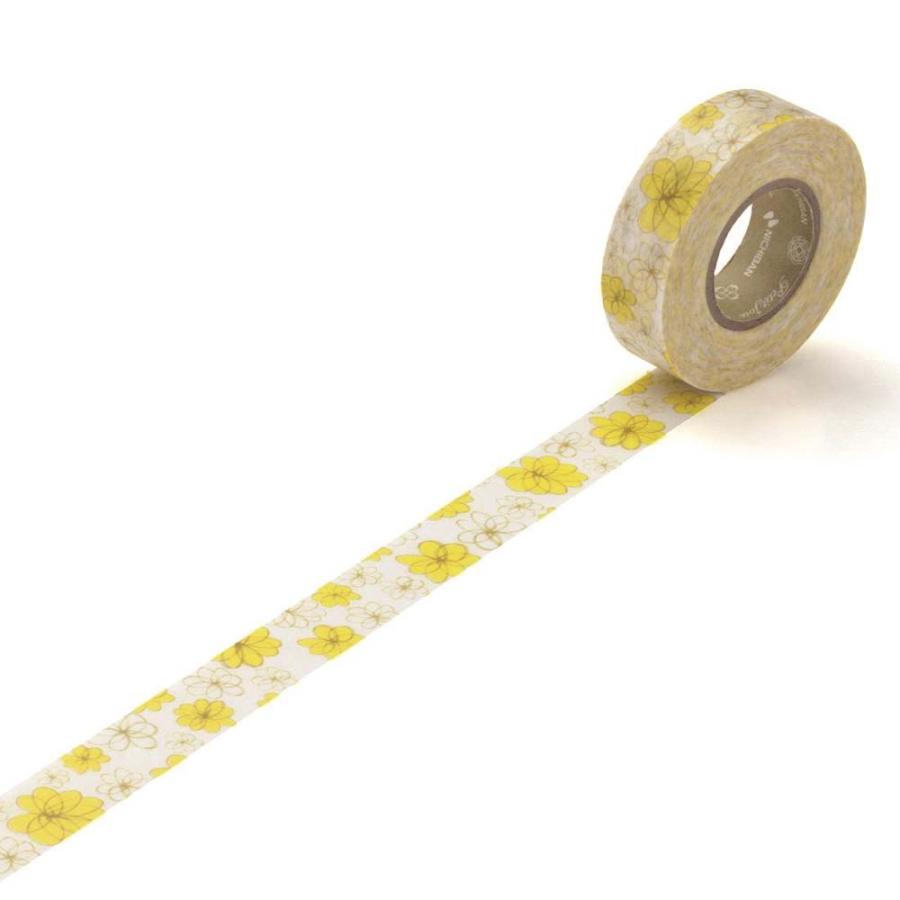 Nichiban ニチバン　マスキングテープ　プチジョア　フラワ―イエロー PJMT-15S035 | NICHIBAN | 01
