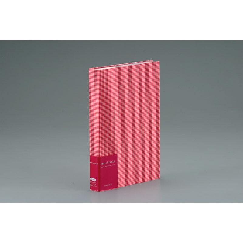 セキセイ　レミニッセンスポケットアルバムＧチェック　レッド　XP-2202-20 | 