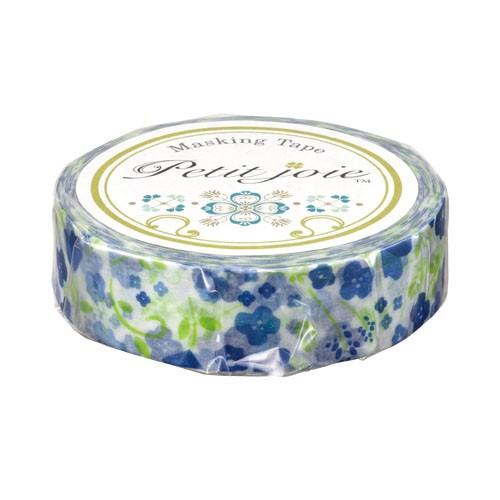 Nichiban ニチバン　マスキングテープ　プチジョア　フラワ―ブルー PJMT-15S016 | NICHIBAN