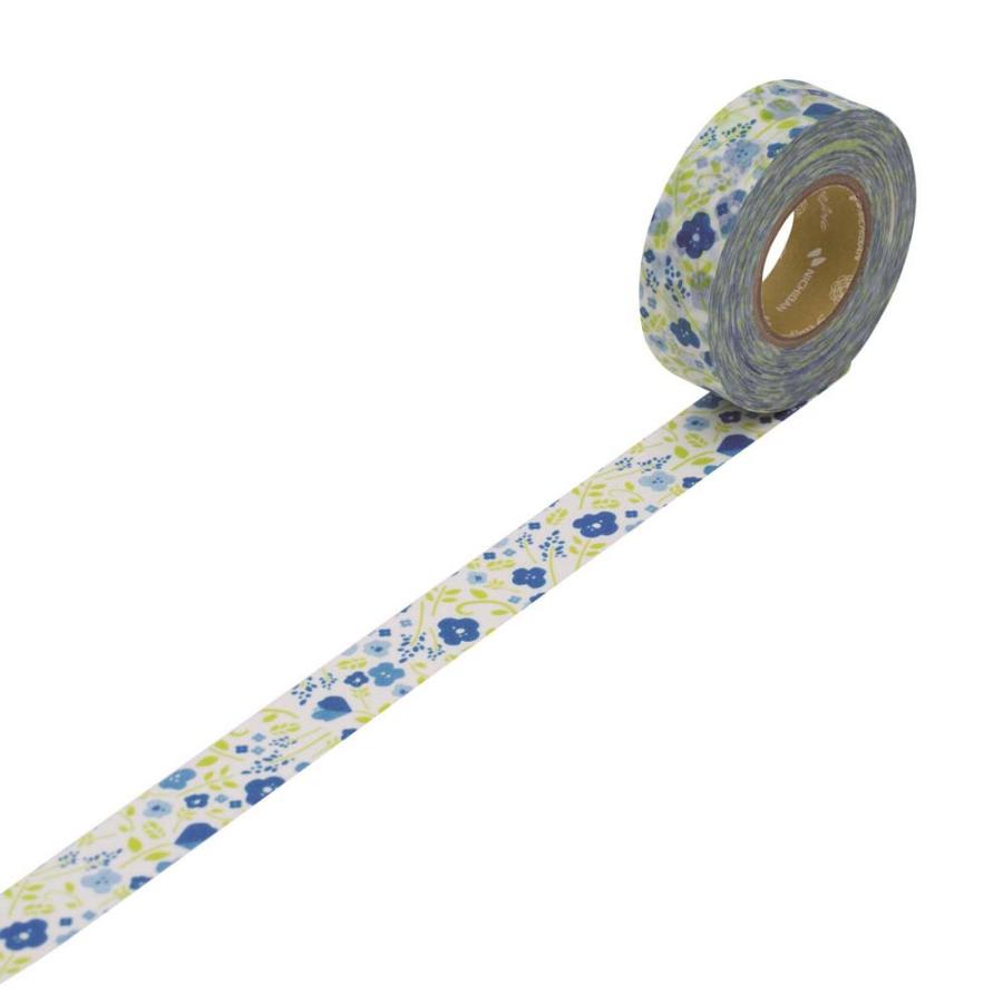 Nichiban ニチバン　マスキングテープ　プチジョア　フラワ―ブルー PJMT-15S016 | NICHIBAN | 01