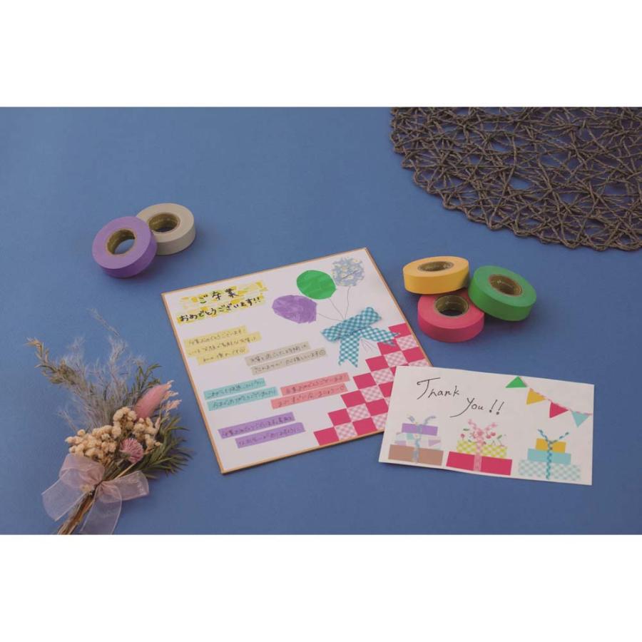 Nichiban ニチバン　マスキングテープ　プチジョア　フラワ―ブルー PJMT-15S016 | NICHIBAN | 05