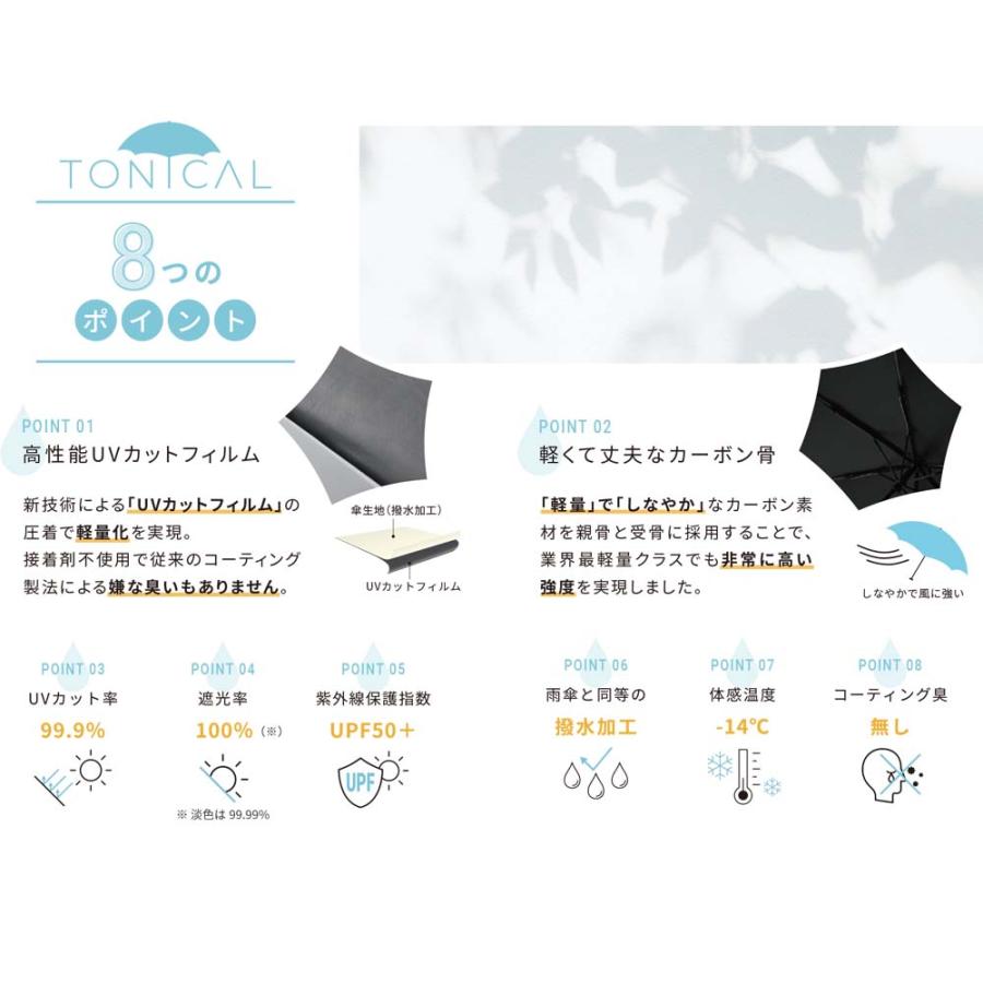 スギハラ 晴雨兼用傘 TONICAL トニカル 超軽量 50cm ミニ ネイビー 6905 | ブランド登録なし | 03