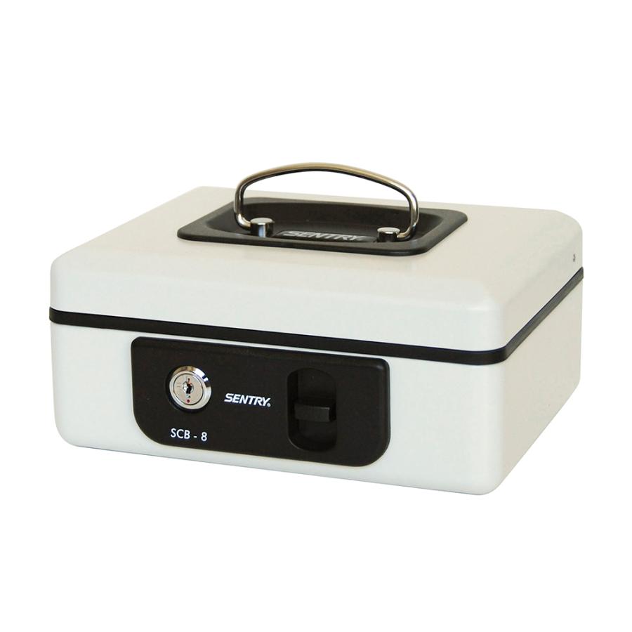 セントリー　手提金庫　キャッシュボックス　SCB-8　フラットキー　A6サイズ対応 地震 災害 防災 | セントリー | 01
