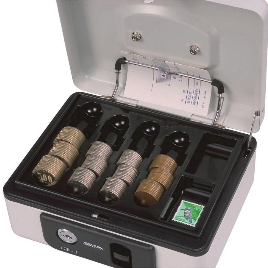 セントリー 手提金庫 キャッシュボックス SCB8 フラットキー A6サイズ対応 地震 災害 防災 6131101イーコンビYahoo