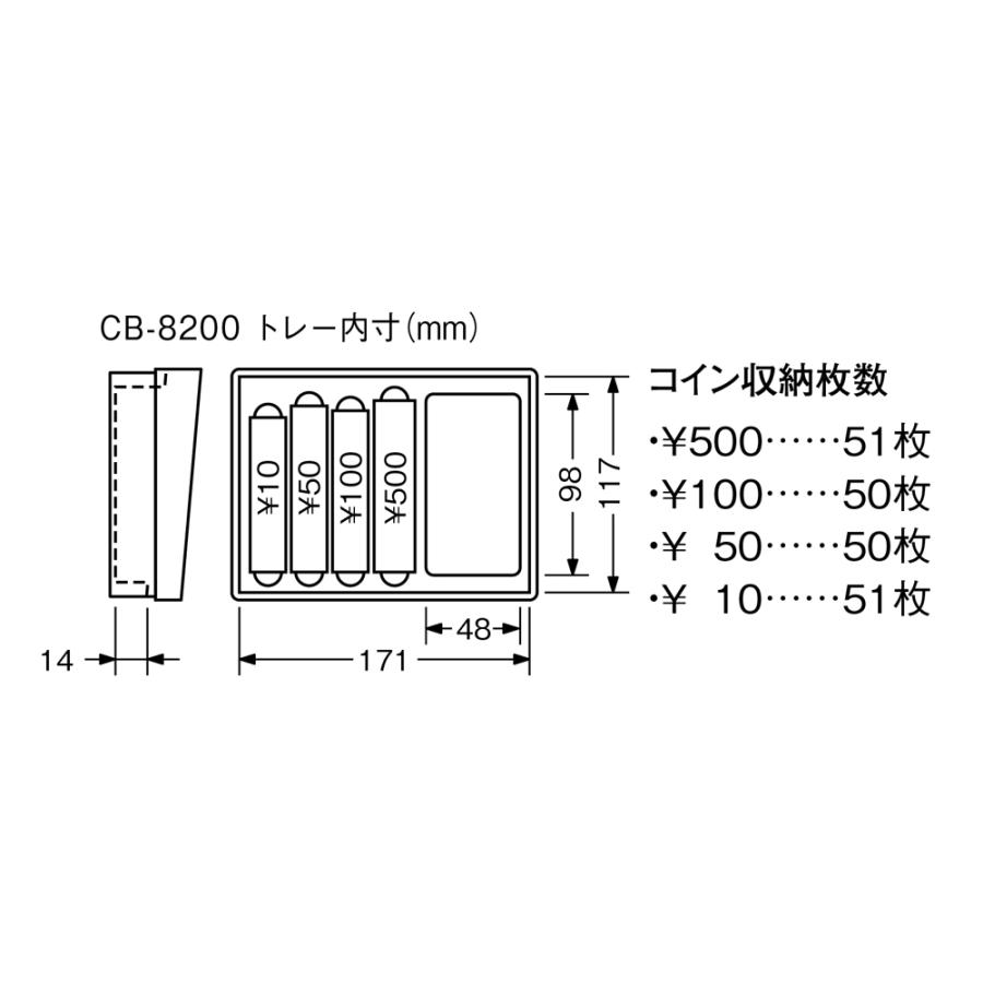 カール事務器 手提げ金庫 キャッシュボックス A6 ブルー CB-8200-B 貴重品 セキュリティ 店舗 物販 イベント | ブランド登録なし | 02