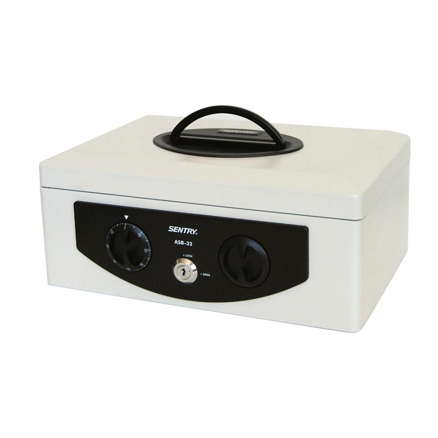 セントリー 手提金庫 キャッシュボックス ASB-32  ダイヤルキー＆フラットキー B5サイズ対応 地震 災害 防災 | セントリー | 01