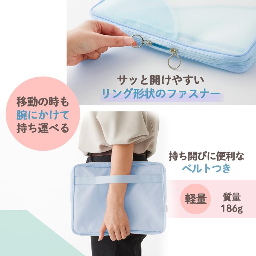 プラス PLUS Pasty パソコンケース ブルー FL-230CA 98-663 | PLUS | 03