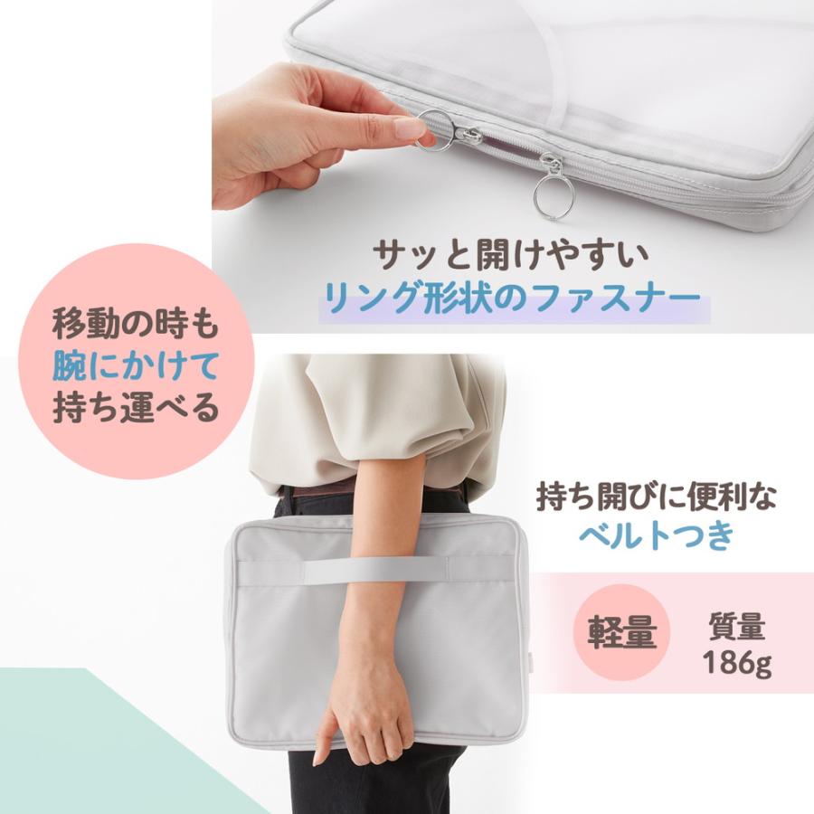 プラス PLUS Pasty パソコンケース グレー FL-230CA 98-66 | PLUS | 03