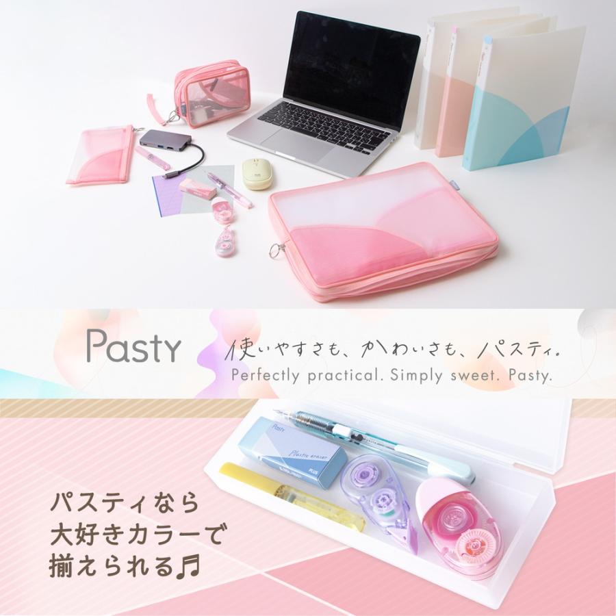 プラス PLUS Pasty ガジェットポーチ ピンク FL-220CA 98-552 | PLUS | 06