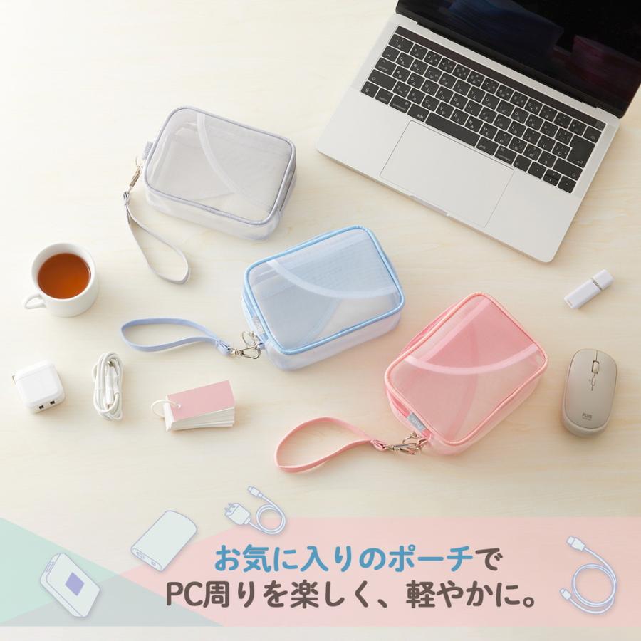 プラス PLUS Pasty ガジェットポーチ グレー FL-220CA 98-554 | PLUS | 05