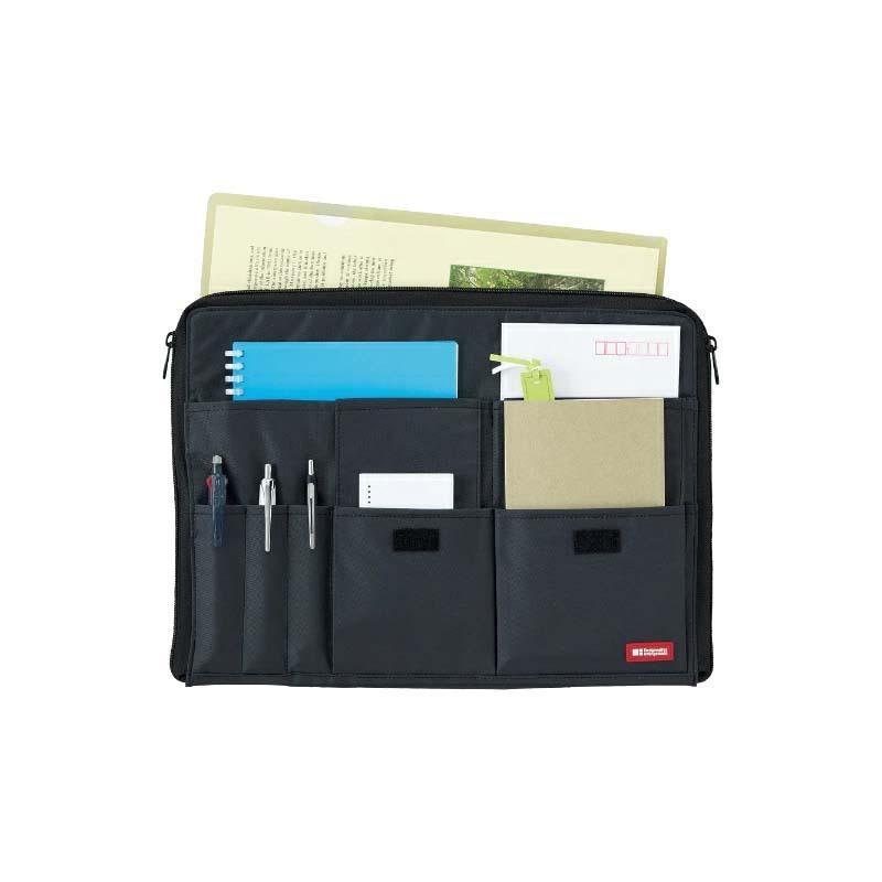 LIHIT LAB.＜リヒトラブ＞バッグ イン バッグ ワイド A4黒 A7559-24 | ブランド登録なし | 01